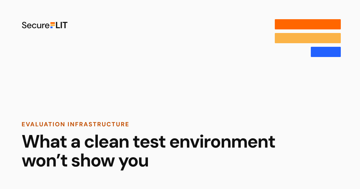 What a clean test environment won’t show you